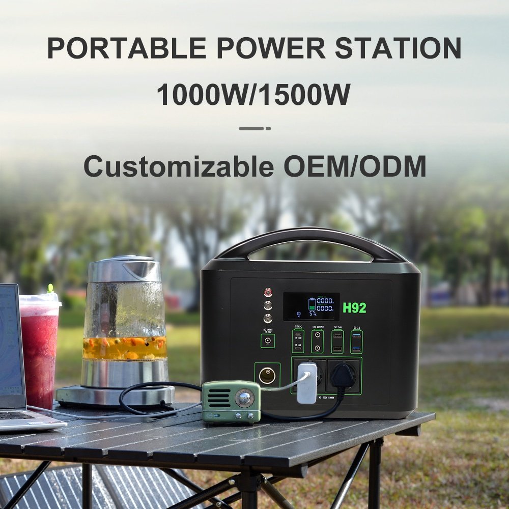 PORTABLE POWER STATION1000W/1500W Customizable OEM/ODM