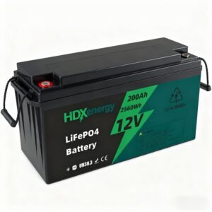 Batería LiFePO4 de 12 V y 200 Ah, 2000 ciclos