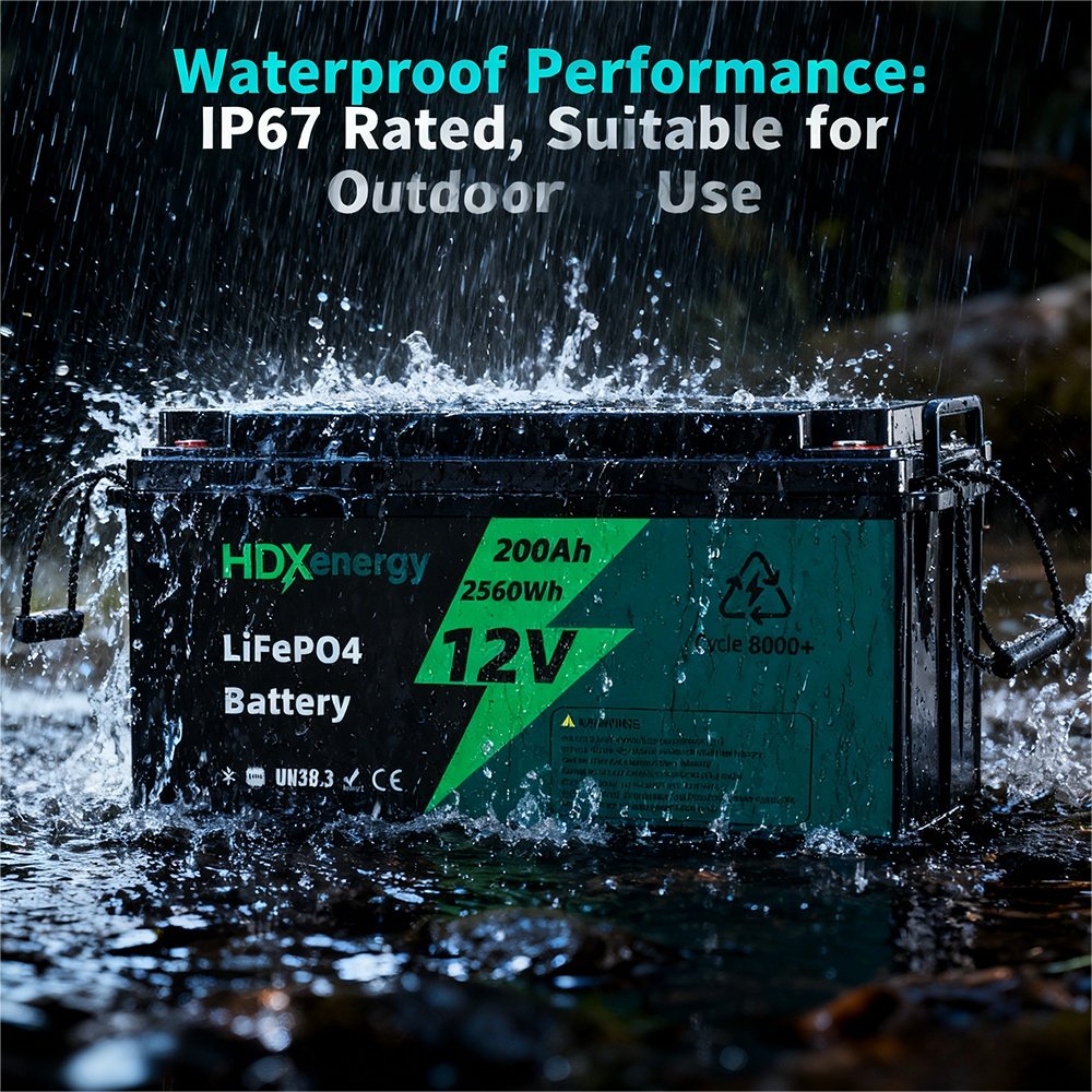Waterproof Performance: IP67 Rated, Suitable for Outdoor Use
