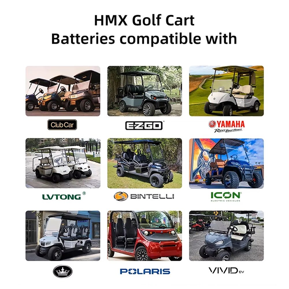 HMX Golf cartBatteries compatible with